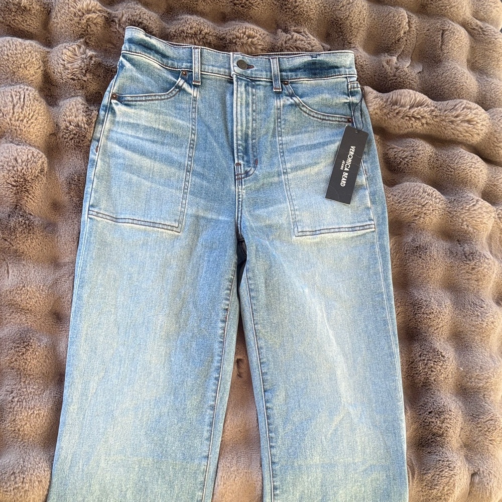 Veronica Beard Blue Boot Cut Jeans